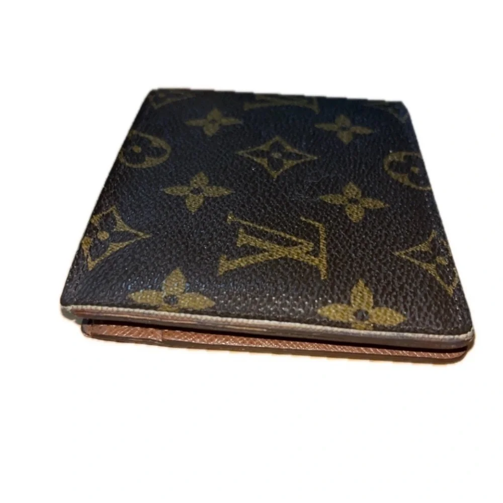 Louis Vuitton Brown Canvas Monogram LV Men's Bifold Wallet